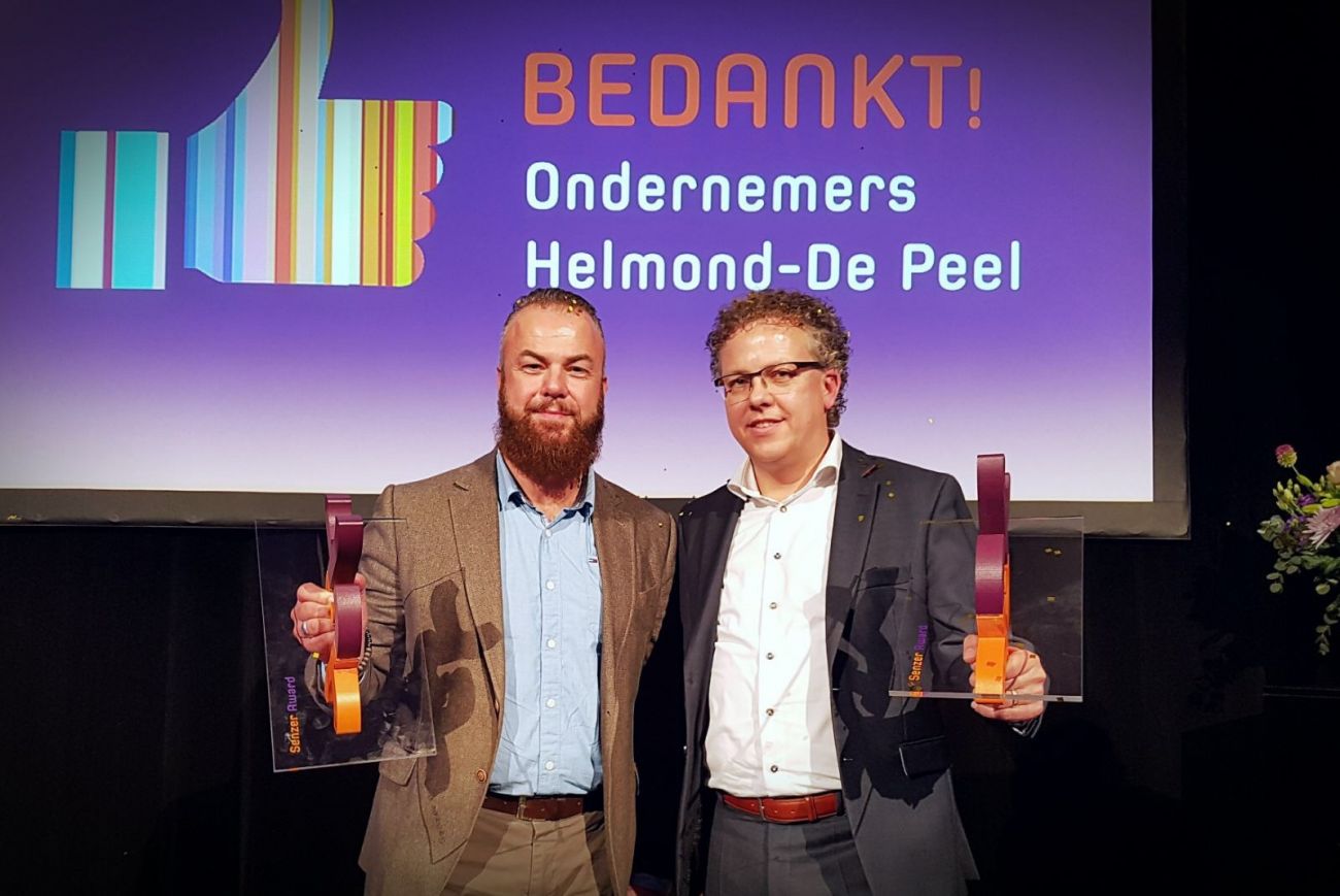 Natuurpoort Vennenhorst en Van den Broek Logistics winnaars Senzer Award 2017